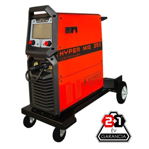 Aparat sudura Multiproces HYPER MIG 350A / 400V LCD SYNERGIC (MIG TIG MMA SPOOL GUN NO GAS)