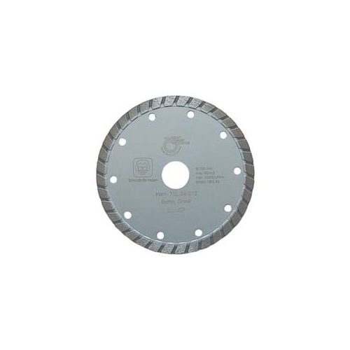 Disc diamantat sinterizat pentru granit, beton, clinker, pietre artificiale dure, materiale similare Ø 115 mm Silverline Turbo TSL