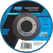   Disc abraziv Vortex Rapid Finish disc - 115 mm -5AM - albastru 3 in 1 - Norton